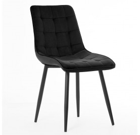 Krzesło MOLI czarny/ noga czarna